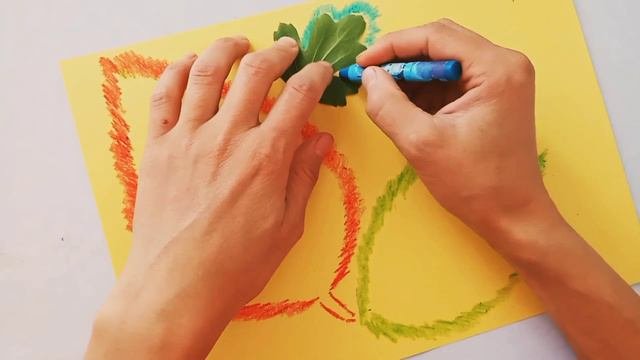 Быстро и проста нарисовать разные листья. Тез, оңай жапырақтар саламыз.#суретсалыпуйрену #суретбояу