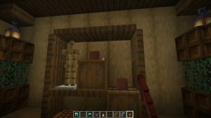 Постройки. Строю мини шкафчик с ящиками, в Minecraft.