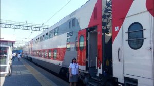 Вагоны 61 4465 и туристический поезд "Байкальская сказка" на Свердловской ЖД