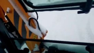 Гидравлический сдвиг обратной лопаты (side shift) на VF 1.33B. Первая машина в России