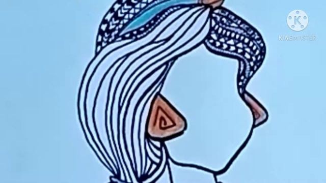 Zentangle art Jasmin || how to draw jasmine ||disney character ||easy zentangle patterns ||Malayala смотреть онлайн