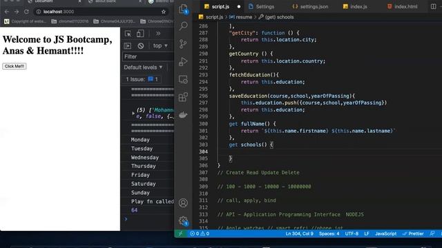 JavaScript Bootcamp Program - DOM API PART - 4 [RECORDED]