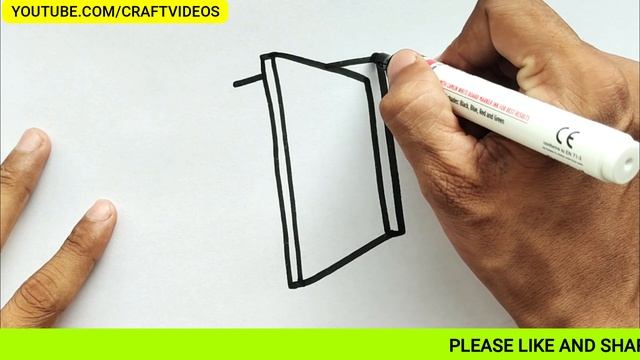 HOW TO DRAW AN OPEN DOOR EASY | DOOR DRAWING VIDEO смотреть онлайн