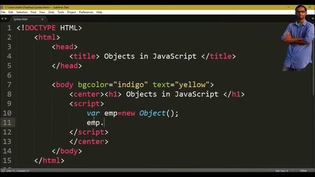 Objects in javascript in telugu