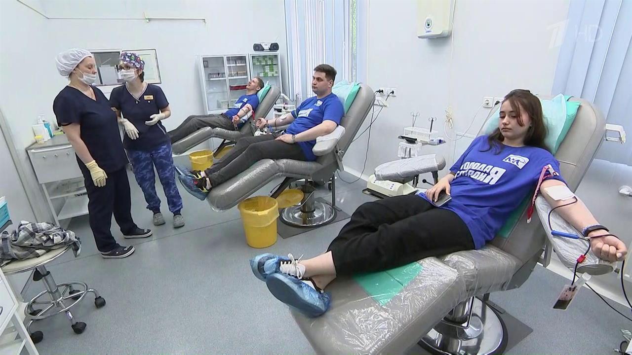 "Единая Россия" провела благотворительную акцию по сдаче крови