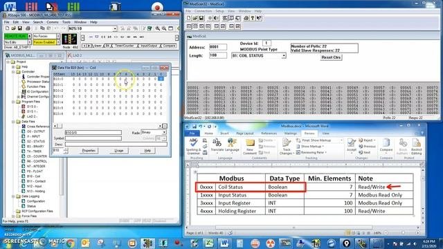 Micrologix1400 Modbus TCP Server Basic Programming And Setup