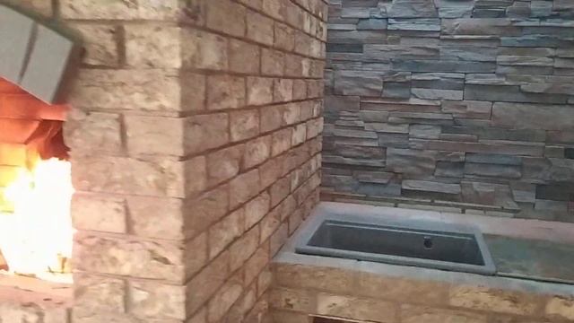 Печной комплекс из кирпича ручной формовки Донские Зори