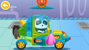 Малыш панда машинки автомастерская ПАНДЫ КИКИ  детские игры новые серии на детском канале