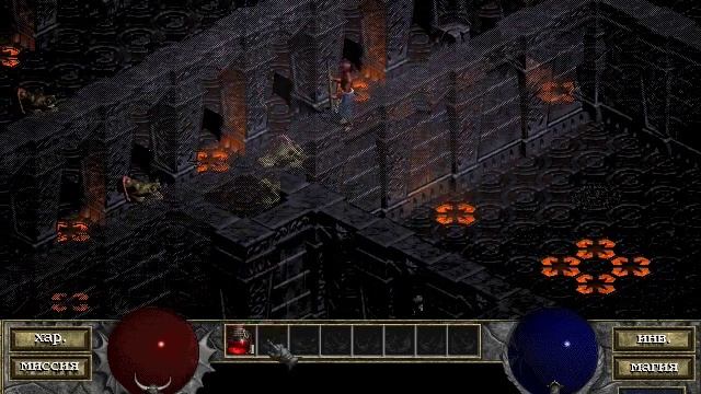 Diablo Hellfire #14 - Прохождение - Склеп - Уровень 1 [GIHTP]