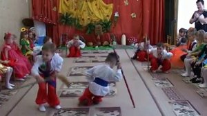 Танец косарей.  Осень.