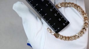 Золотой браслет плетение Фантазийное Красносельский ювелир БШ079