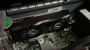 HP Compaq Elite 8100 SFF Core I7 860 + 8 Gigs RAM + MSI GTX 1650 LP Card