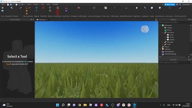 Как сделать "Tool" в Roblox Studio / Обучение смотреть онлайн