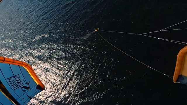 Кайтфоил в бухте Ягодная, где на горизонте, в боевой готовности наш стратегический подводный флот. смотреть онлайн