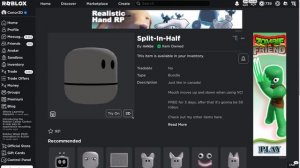 [FREE ITEM/3 DAYS ONLY] How to get the SPLIT-IN-HALF DYNAMIC HEAD | Roblox