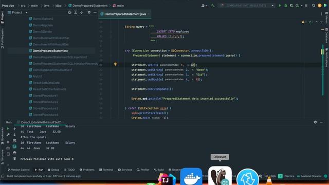JDBC Part2 V7 - PreparedStatement