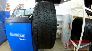 Проверка на балансировочном станке шин Pirelli Ice Asimmetrico 235/55R18