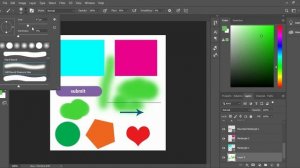 Photoshop - Brush Tool - Part 7 - Web Design Series - Hindi