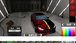 лёгкий винил OFF- WHITE  на BMW M4 в car parking