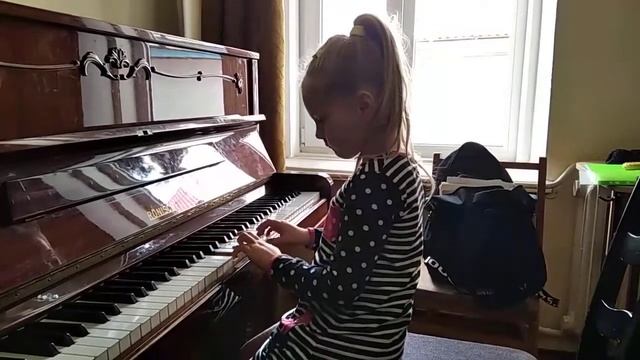 № 424 Духонина Мария,6 лет. Жилинский"Этюд" . Дебют смотреть онлайн