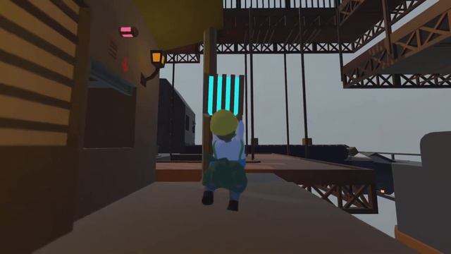 Square peg in a round hole (trophy) – Copper World DLC – Human Fall Flat смотреть онлайн