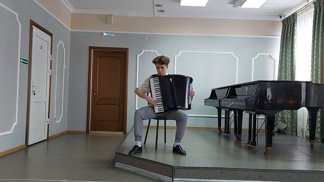 Карпенко Михаил (аккордеон) Ю.Дранга Вариации на тему РНП "Тонкая рябина" пр. Остермиллер Н.В. смотреть онлайн