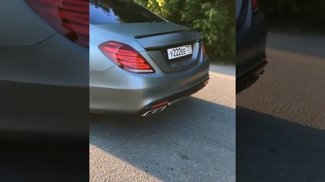 Выхлоп мерседес