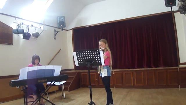 Grade 8 flute Poulenc Allegretto malincolico: 1st movt from Sonata смотреть онлайн