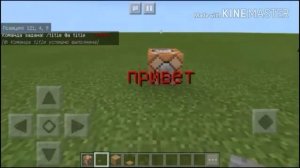 Как сделать надпись на экране в майнкрафт пе 1.2.8