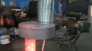 Печь работающая на отработанном масле