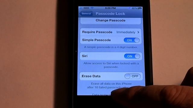 How to turn on/off passcode on iPhone/iPad