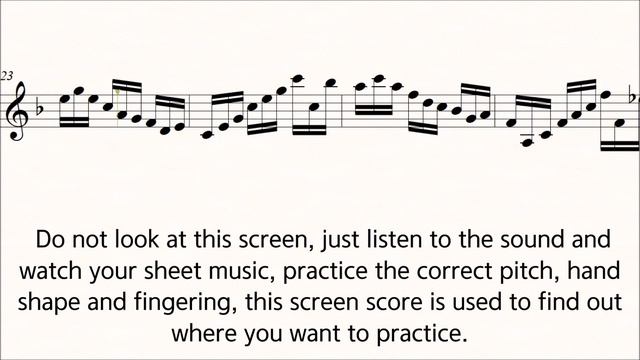 Dont Violin Etudes op.37 No.4 ♪=50 Play Along Piano Slow Practice смотреть онлайн