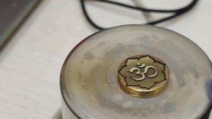 Глубокая гравировка + шагрень. Отработка макета на латуни. JPT 50 LP F63