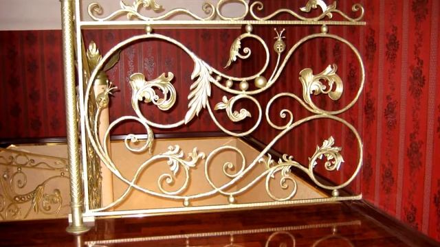 Современные металлические перила ковка художественная в интерьере дома смотреть онлайн