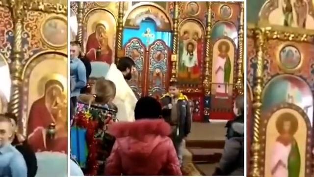 Поздравление детей в Храме Казанской Божией матери. Карагаш 2017 смотреть онлайн