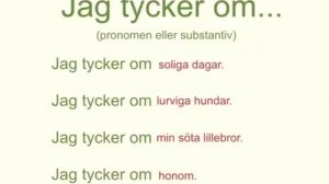 "Jag tycker..."