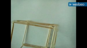 Модель из зубочисток| домик (кривоватый)