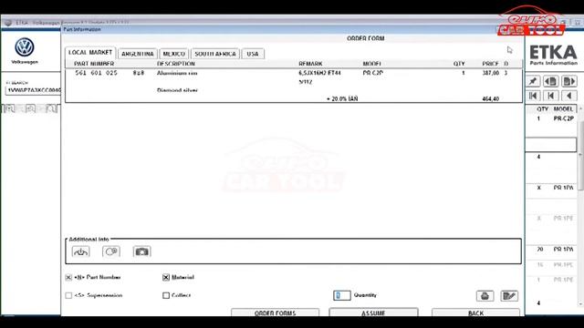 ETKA 8.3 software user manual Look up spare parts | car diagnostic software | eurocartool.com смотреть онлайн
