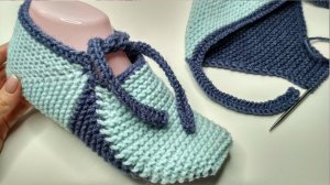 БЕСШОВНЫЕ следки на двух спицах - очень ПРОСТЫЕ и УДОБНЫЕ следки на 37-40 размер