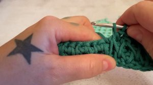 Плотный и объемный узор крючком??? Узор Соты поворотными рядами