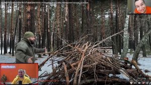 МАНУРИН СМОТРИТ ВЫЖИТЬ В ЗИМНЕМ ЛЕСУ НЕВОЗМОЖНО !? Ночевка в сугробе, разведение костра, укрытие