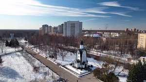 город Королев с квадрокоптера 4K