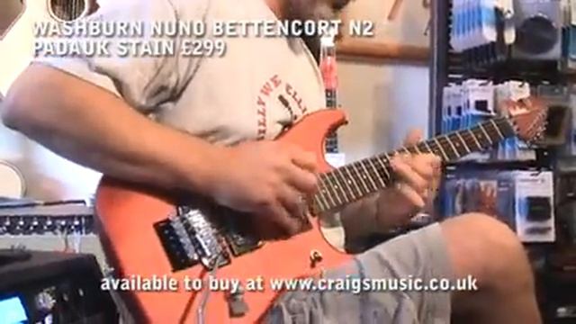 WASHBURN NUNO BETTENCORT N2 PADAUK STAIN £299 смотреть онлайн