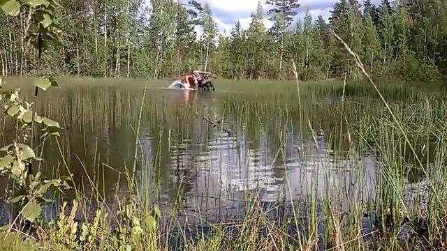 Самодельный Болотоход!)