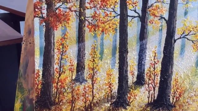 КАРТИНА МАСЛОМ? - «ЗОЛОТАЯ ОСЕНЬ»?? смотреть онлайн