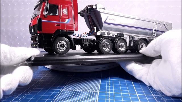 МАЗ 6430 от SSM & п/п самосвал от Eligor?️Обзор и доработка сцепки 1:43 смотреть онлайн