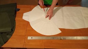 Выкройка: кресло-груша.