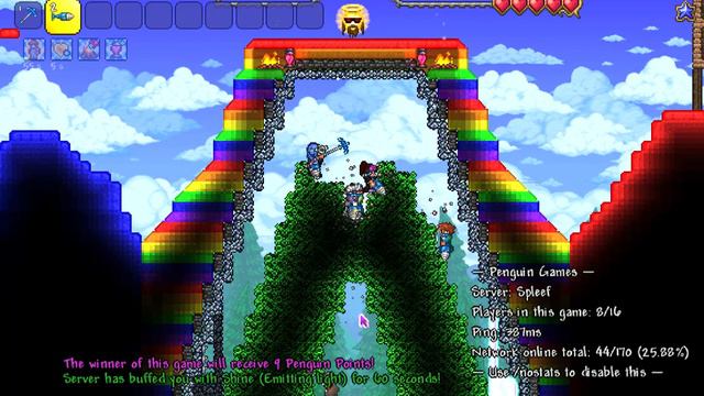 Terraria Penguin Minigames: Spleef смотреть онлайн