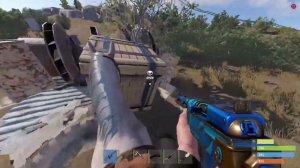 Мирный Rust Стройка на мини-карте.