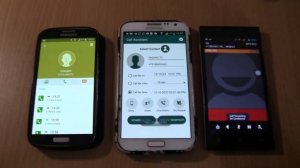 Sony on Samsung  Note 2  fake Over the Horizon incoming call+S4 +Doogee Incoming call &Outgoing cal
